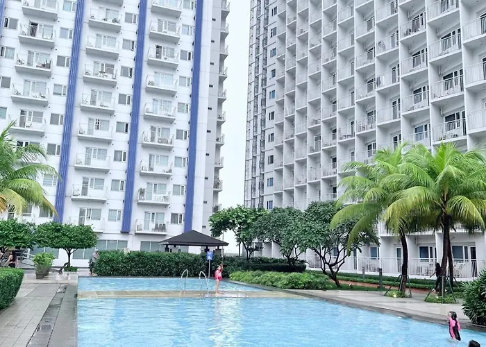 42nd Floor 2br With Amazing Views, Single Beds & 7 Pools * Manila